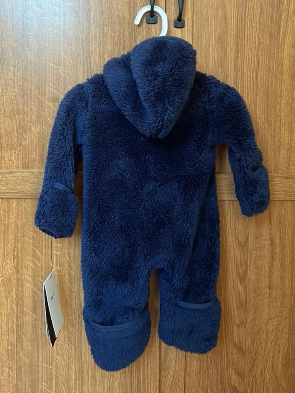 Nike Baby Boys and Girls Hooded Sherpa Coverall